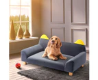 Dog Bed Cat Couch Pet Sofa Doggy Soft Lounge Puppy Cushioned Chaise Furniture Ears Legs Flannelette