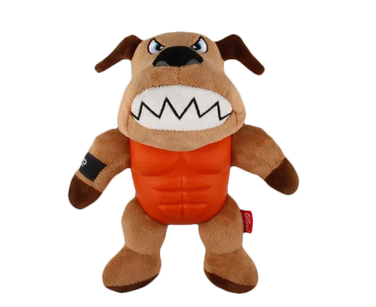 GiGwi Im Hero Armoured Dog Plush w/ Squeaker Dog Toy