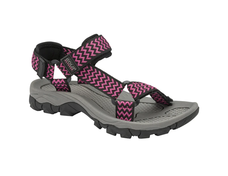 Gola Womens Blaze Hiking Sandal (Pink/Black) - JG695
