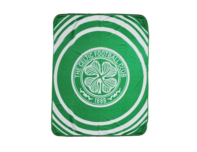 Celtic FC Pulse Fleece Blanket (Green) - SG18574