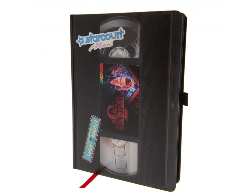 Stranger Things Premium VHS Notebook (Black) - TA5870