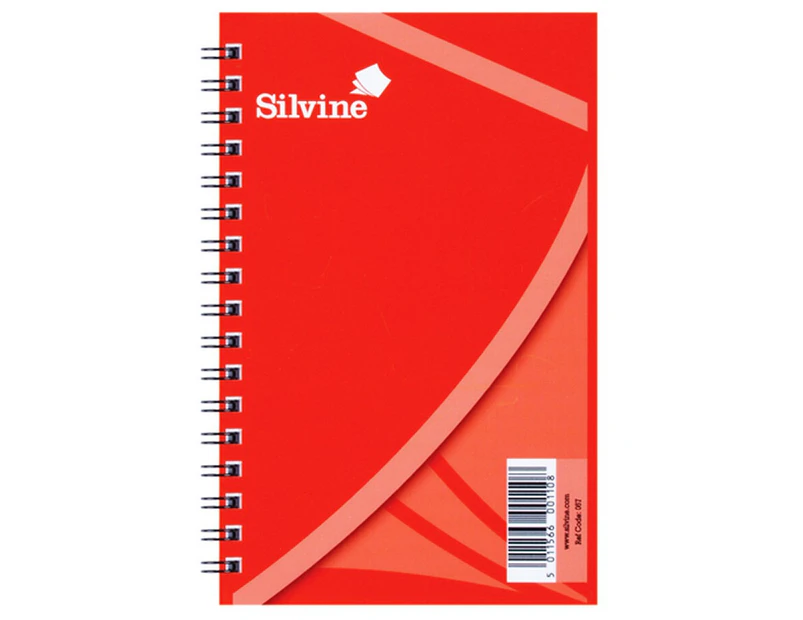Silvine Twin Wire Spiral Notebook (Pack Of 36) (Red) - SG18614