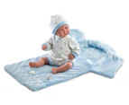Llorens Doll Noah Infant Crying Soft Body Baby Boy & Wrap 42cm 74039