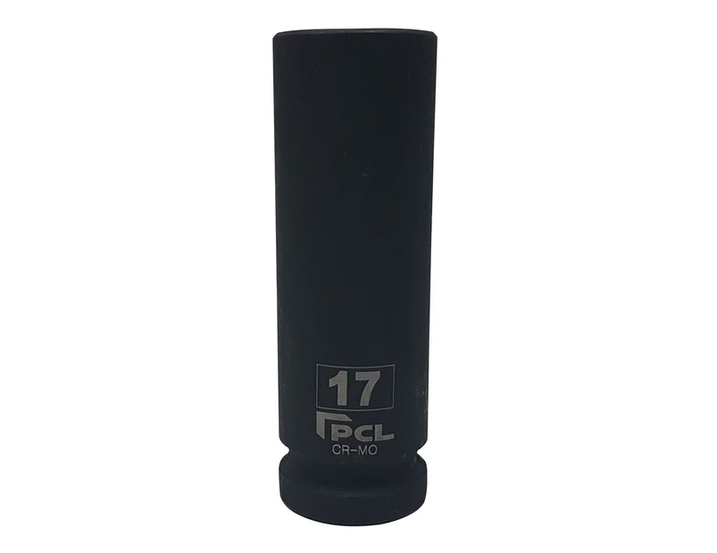 17mm 1/2" Dr Chrome Molybdenum 6PT Deep Impact Socket Individual PCL