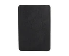 Genuine Leather Men's RFID Slim Credit Card Holder Sleeve Wallet - Black