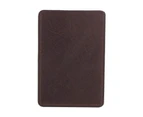Genuine Leather Men's RFID Slim Credit Card Holder Sleeve Wallet - Tan