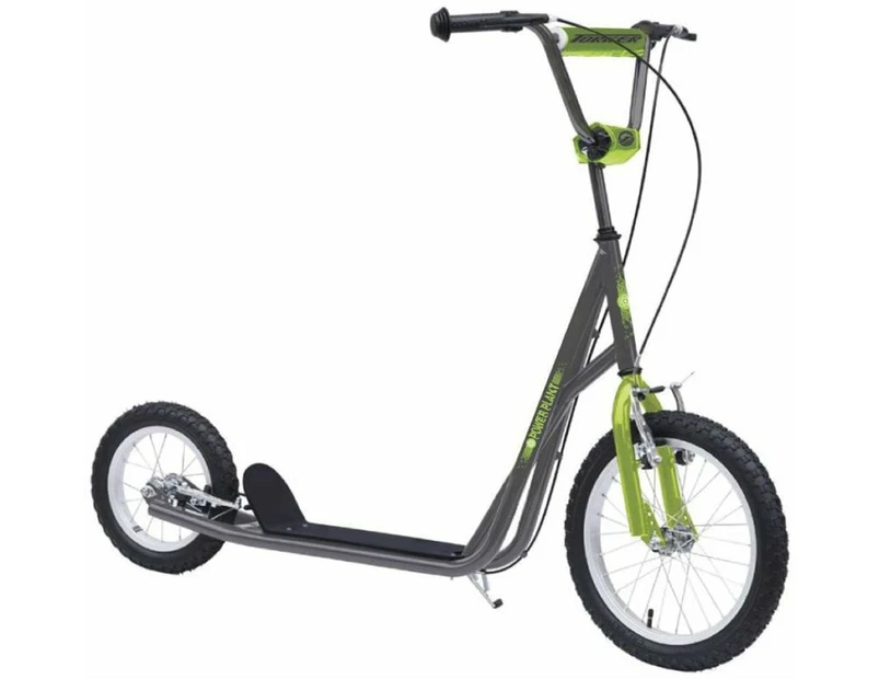 Torker Power Plant 16"/12" Scooter Grey/Neon Green