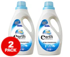 2 x 1L Earth Choice Ultra Concentrate Front & Top Loader Laundry Liquid