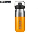 360 Degrees 550mL Vacuum Insulated Wide Mouth Drink Bottle w/ Sip Cap - Yellow