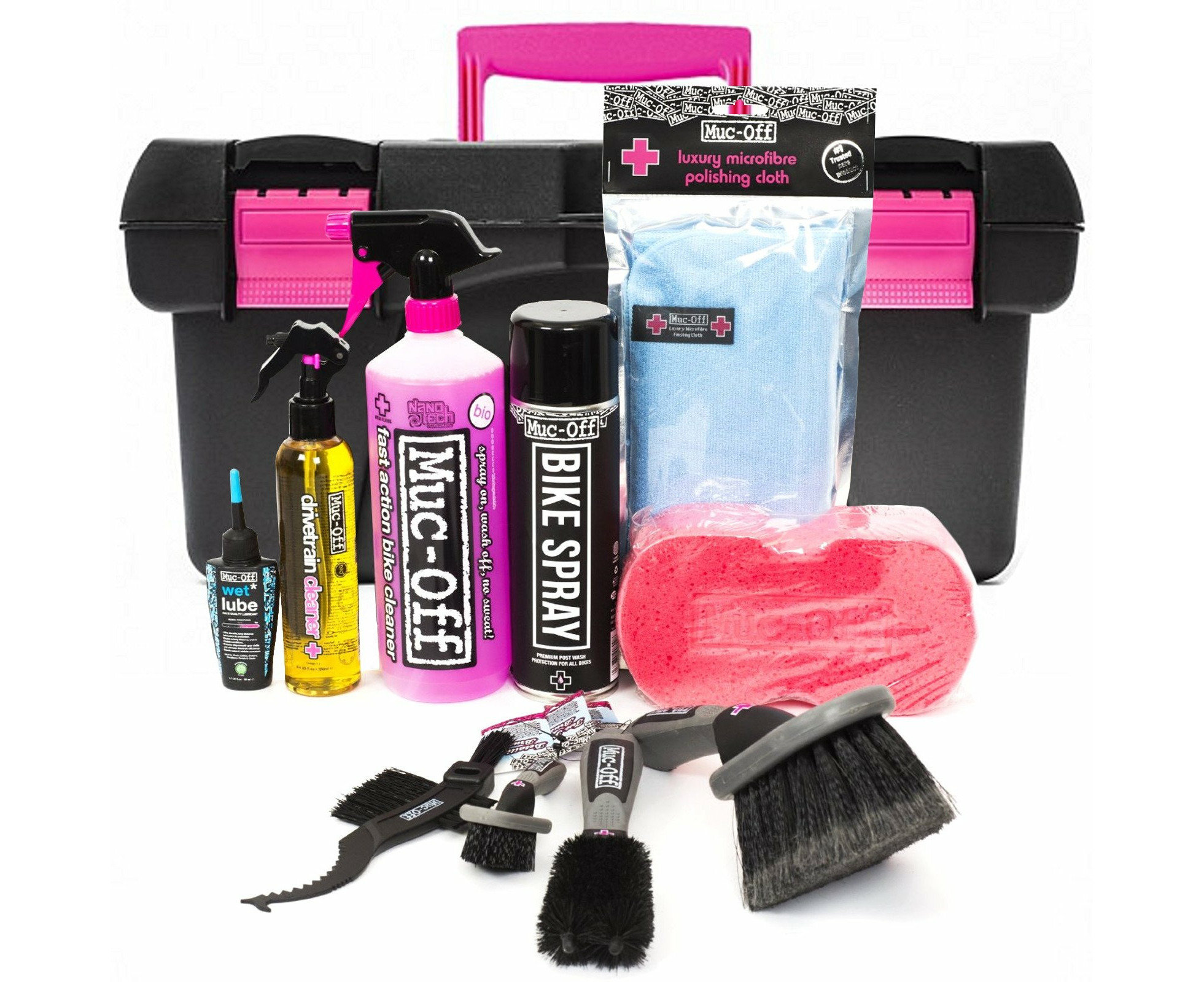 Muc-Off Ultimate Bicycle Cleaning Kit - Black/Pink