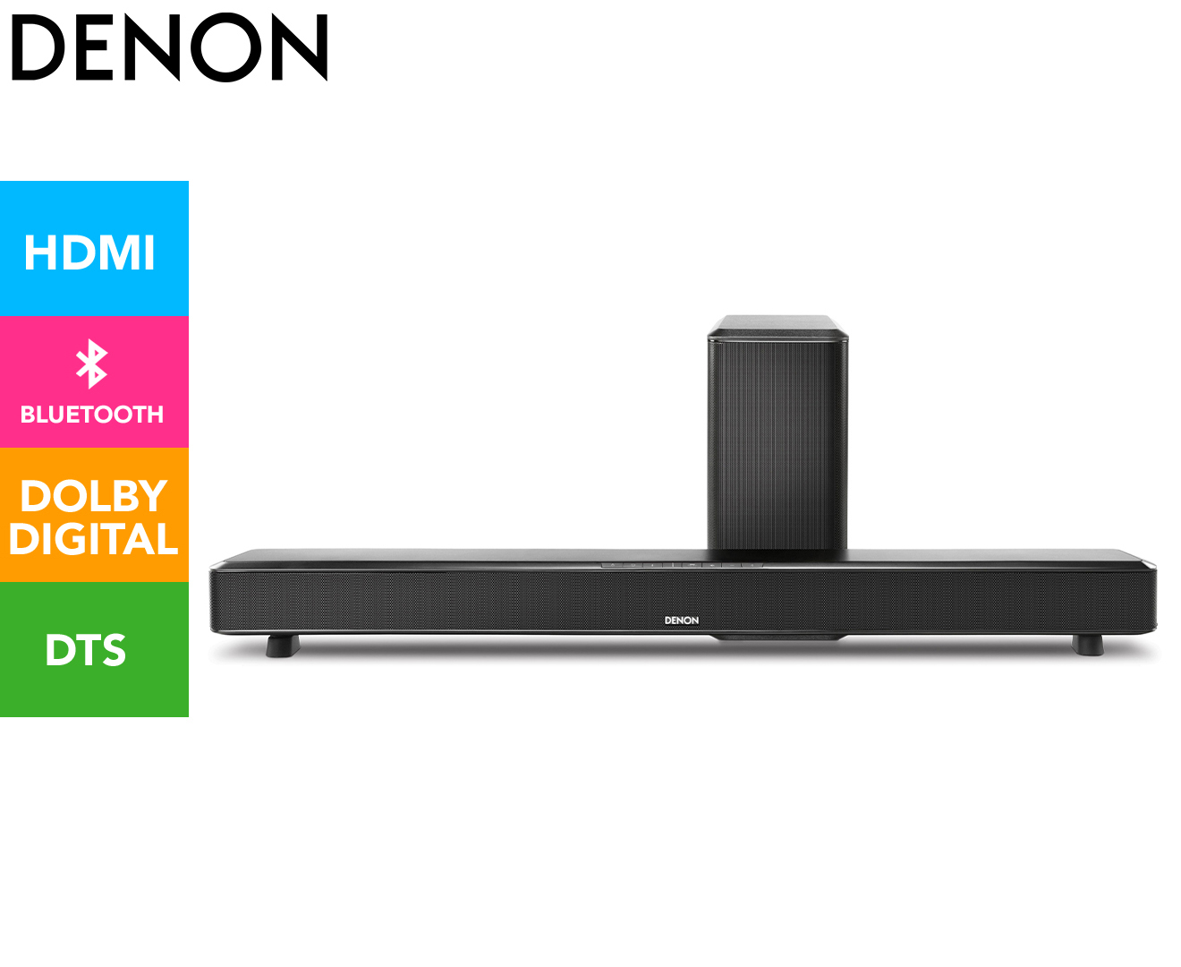 Denon 2-Channel Wireless Sound Bar & Subwoofer