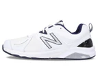 New Balance Men's Wide Fit 857v2 Training Shoes - White/Navy