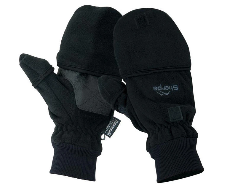 Sherpa Fleece Convertible Mitt/Shooters Glove