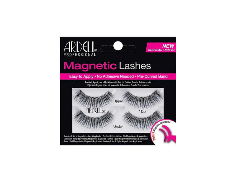Ardell Magnetic Strip Lash Lash 105 Fake Eyelashes No Adhesive Needed