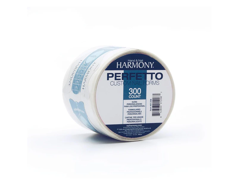 Harmony Perfetto Custom Nail Forms Guidelines (300pk) Acrylic Gel Enhancements