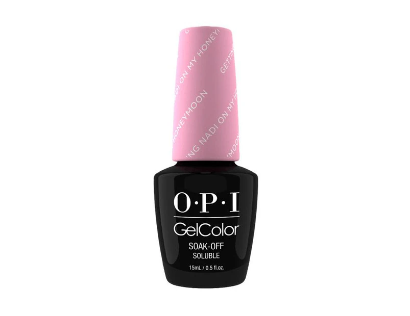 Opi Gelcolor Soak Off Uv Led Gel Polish Gcf82 Getting Nadi On My Honeymoon 15ml