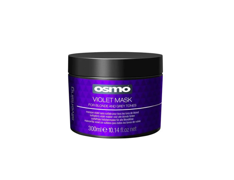 Osmo Silverising Violet Mask 300ml Protect Colour Treated Hair Restore Vibrancy