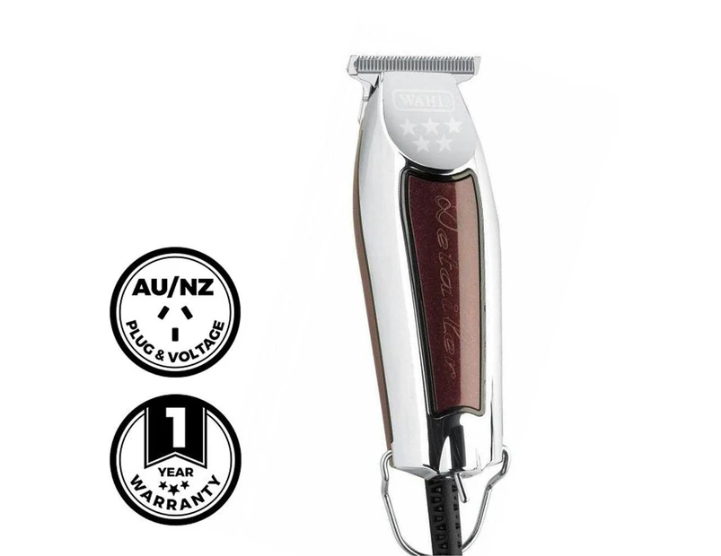 Wahl Professional Detailer T-wide Trimmer Clipper Barber Hair Beard Tool Shaver