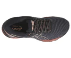ASICS Women's GEL-Nimbus 22 Platinum Running Shoes - Black/Rose Gold