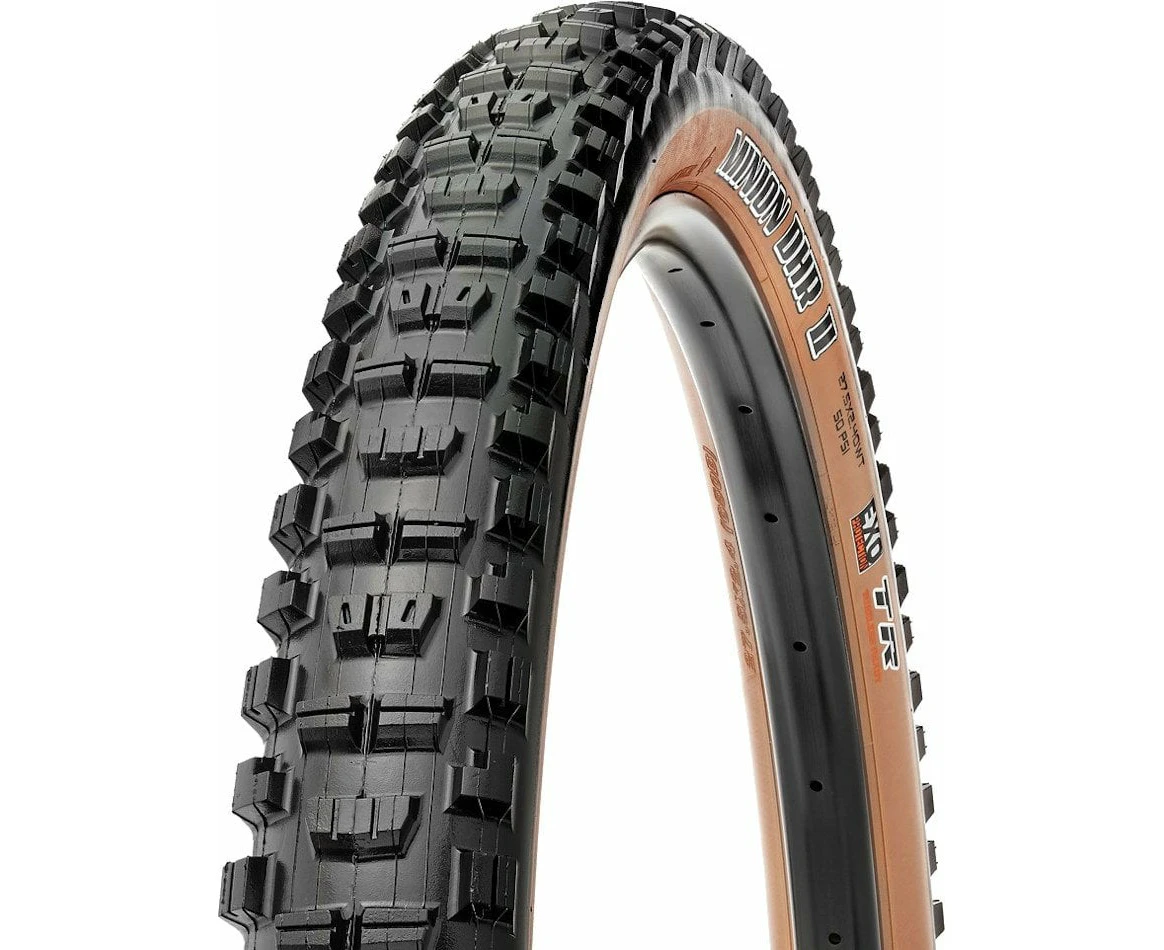 MAXXIS MINION DHR II - 29 X 2.60 WT FOLDING 60TPI EXO TR TANWALL