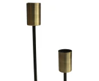Lexi Lighting Roma Table Lamp - Black/Antique Brass