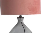 Lexi Lighting Zena Table Lamp - Pink Velvet