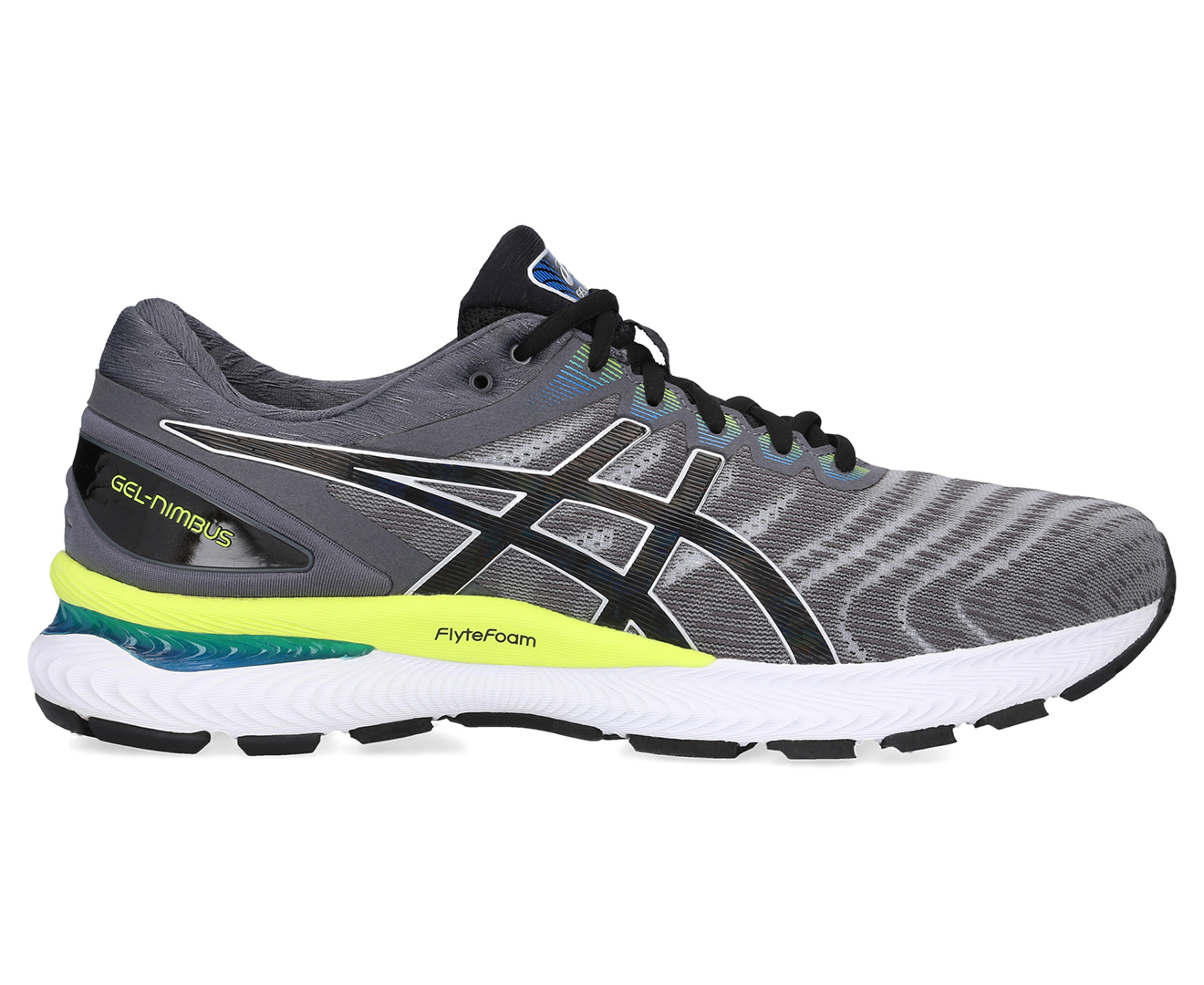 ASICS Men's GEL-Nimbus 22 Running Shoes - Piedmont Grey/Black | Catch.co.nz