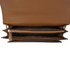Michael Kors Jade Large Gusset Shoulder Bag - Vanilla/Acorn