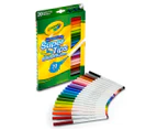 20pc Crayola Super Tips Washable Coloured Non Toxic Markers Art Crafts Kids 3y+