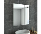 ELEGANT Mirror Cabinet,Bathroom Cupboard,Medicine Storage Polished Stainless Steel,Wall-Mounted Mirrors,600x720mm