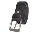 Casual Business Leather Belt Black Nauki Pin Buckle Belt