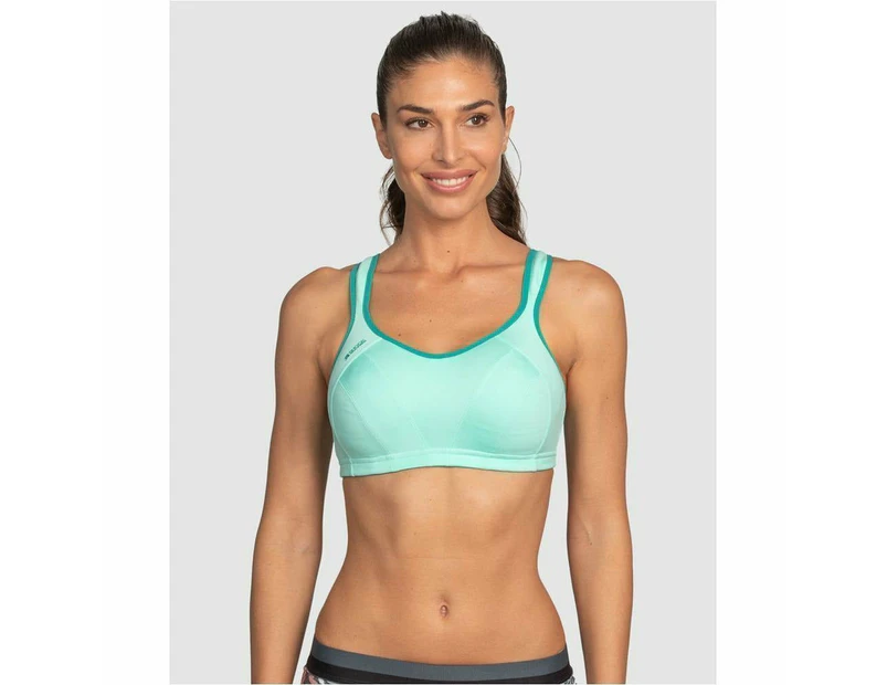 Shock Absorber Active Multi Support Sports Bra in Green Aloe