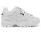 FILA Men's Disruptor 2 Sneakers - White/Peacoat/Vintage Red