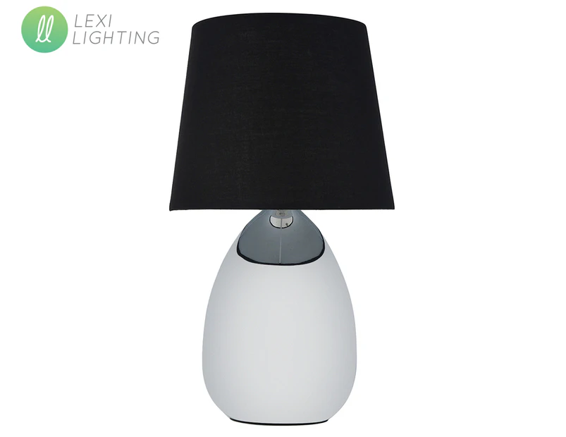 Lexi Lighting Libby Touch Table Lamp - Black/Chrome