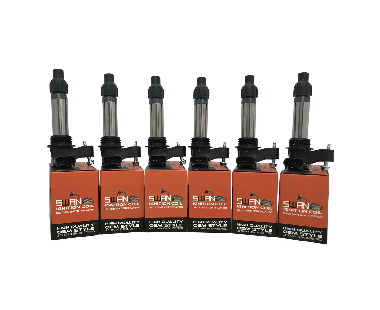 Pack of 6 SWAN Ignition Coils & NGK Spark Plugs for Holden Berlina (VE) 3.6L