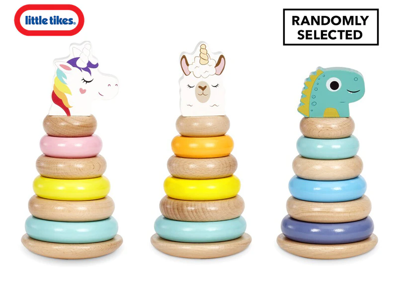 Little Tikes Wooden Critters Shape Stacker Toy - Randomly Selected