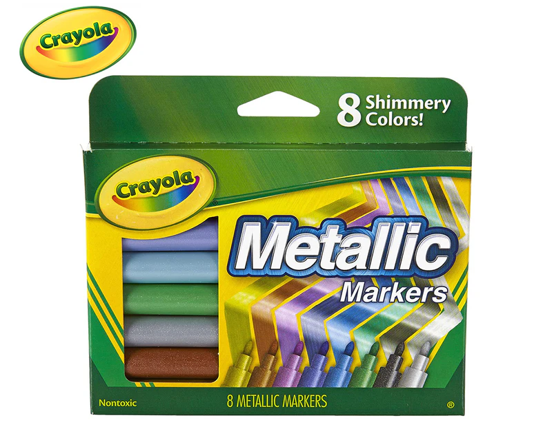 Crayola Metallic Markers 8-Pack
