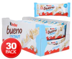 30 x Kinder Bueno Coconut White Chocolate Bars 39g
