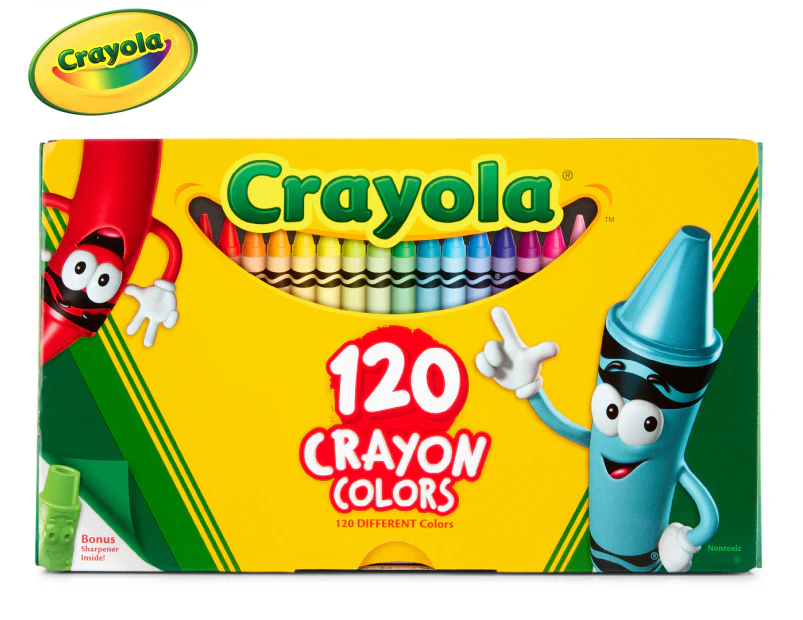 Crayola Colour Crayons 120-Pack w/ Sharpener