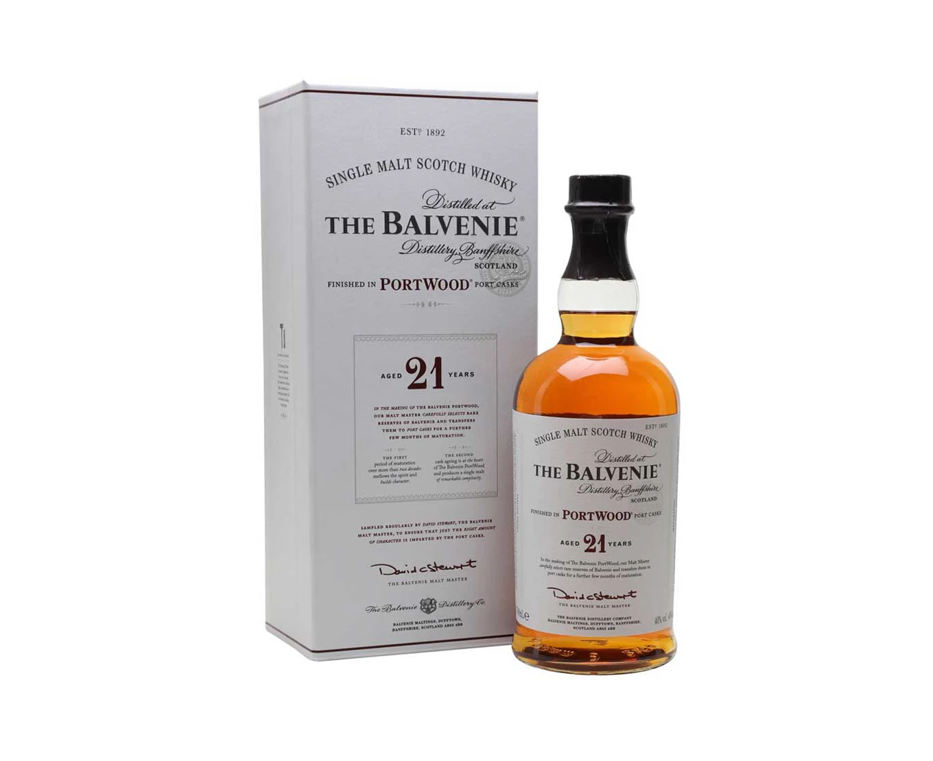 The Balvenie PortWood 21 Year Old Single Malt Scotch Whisky 700mL