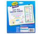 Crayola Project Easy Peel Crayon Pencils 12-Pack