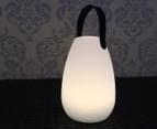 Lexi Lighting LED Table Lamp with Handle - White/Black 2