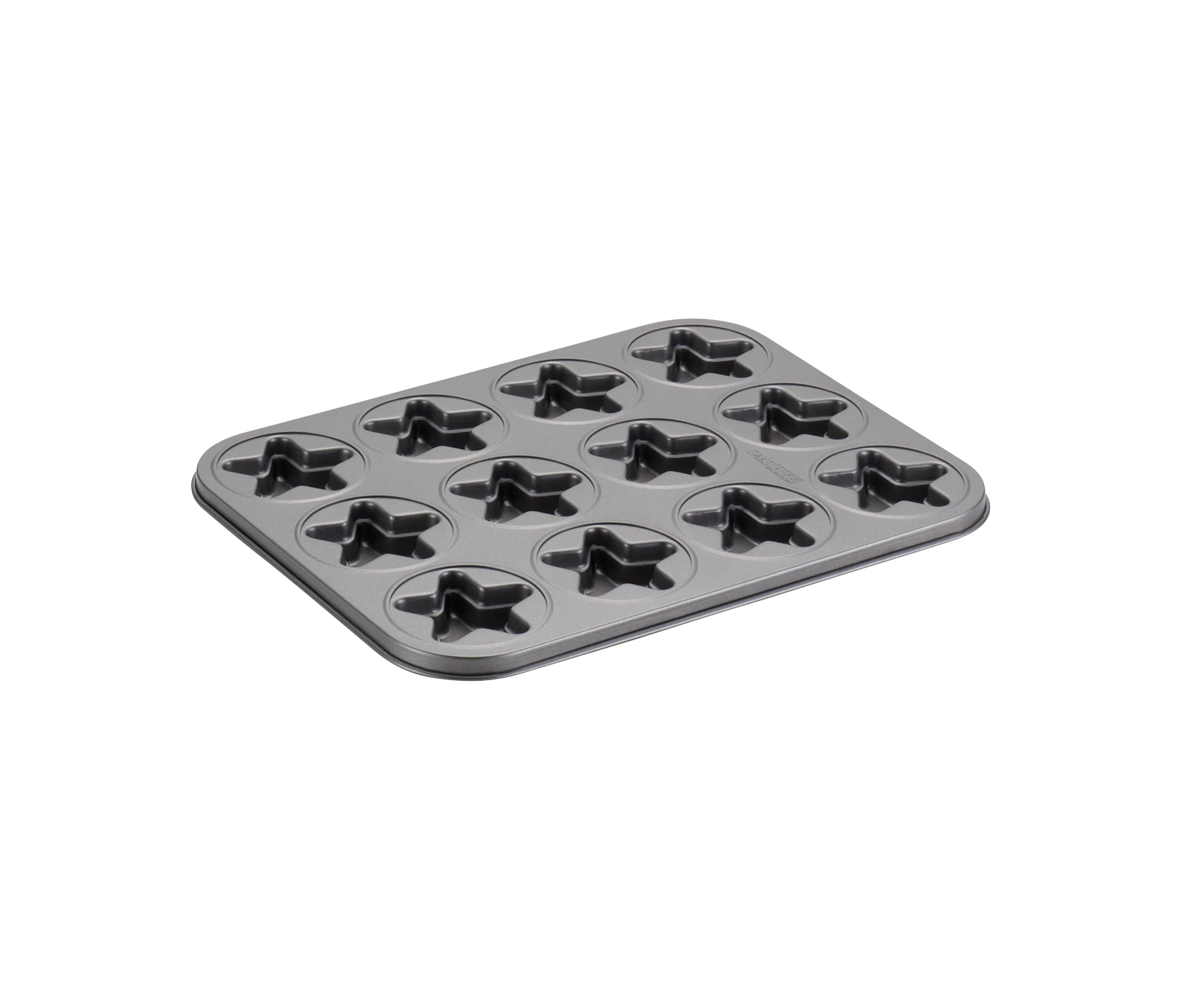 Cake Boss 12 Cup Non Stick Steel Molded Star Cookie Pan Mold/Oven Baking Tin