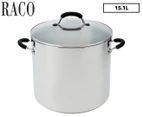 RACO 30cm/15.1L Contemporary Stainless Steel Stockpot