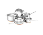 Essteele Per Vita Copper Base Stainless Steel Induction 5 Piece Cookware Set