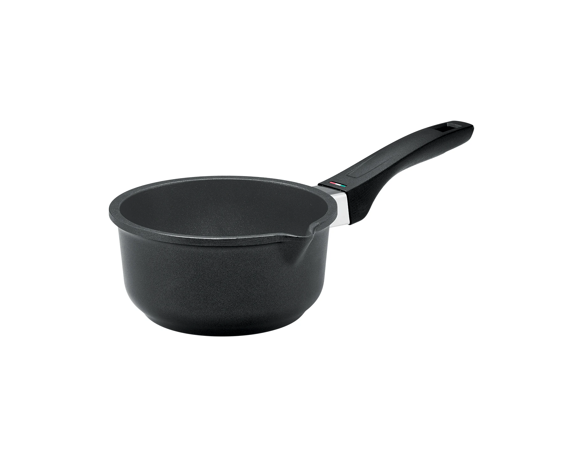 Essteele Per Forza Cast Aluminium 16cm Milk Pan Non Stick Induction/Gas Black