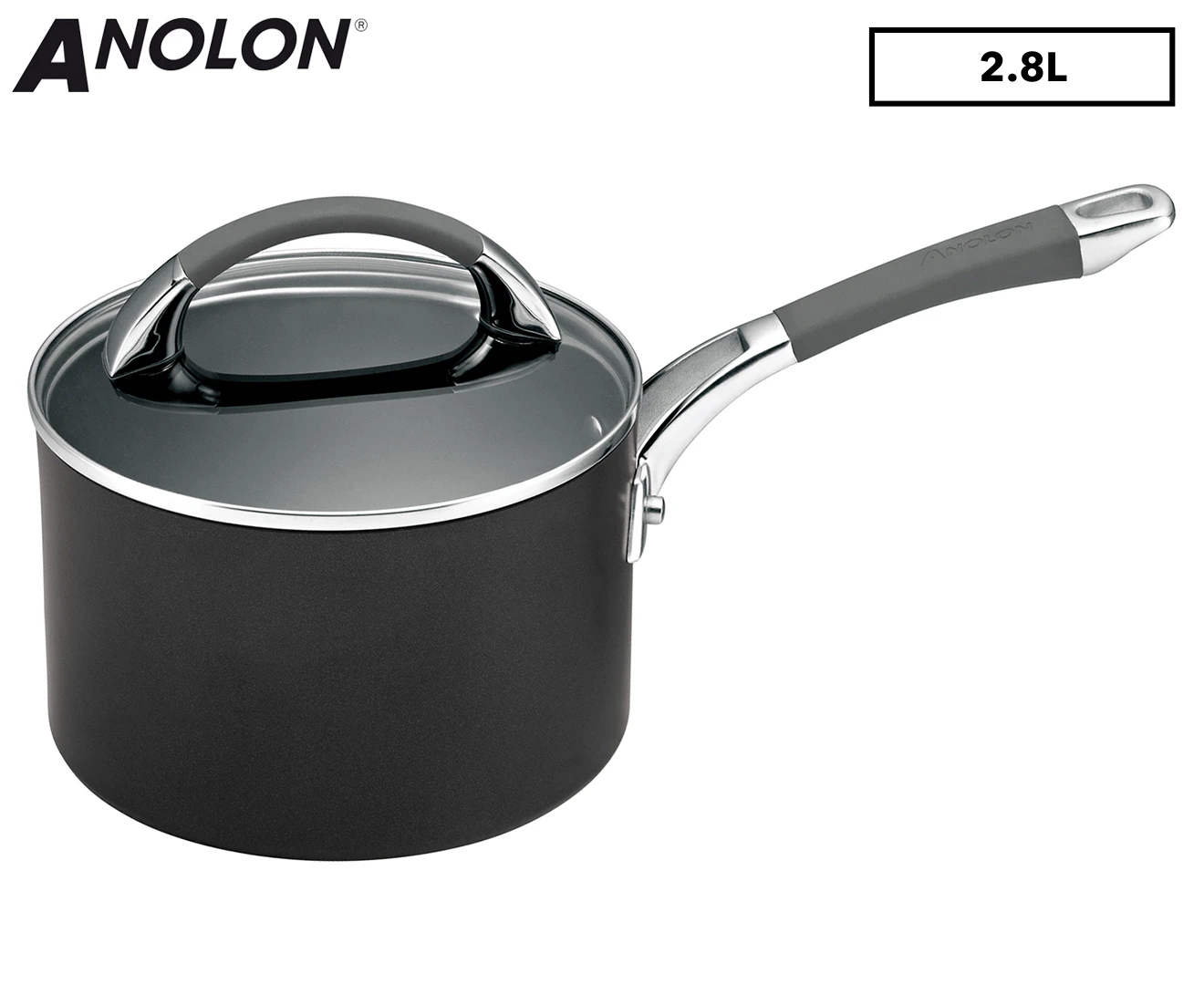 Anolon Endurance+ Nonstick Induction Saucepan With Bonus Steamer 18cm/2.8L