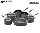 Anolon 6-Piece Endurance+ Cookware Set