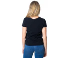 Love Moschino Women's T-Shirt In Black