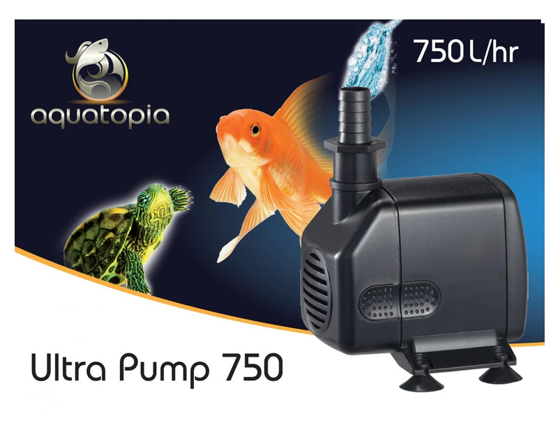 Aquarium Ultra Water Pump 750 (750L/hr) Aquatopia